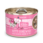 WeRuVa WeRuVa 貓罐頭 主食罐 廚房系列 野生三文魚及魚湯 Kitty Gone Wild 170g 170g  正面圖