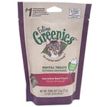 美國Greenies 美國Greenies Dental Treats 貓齒靈貓咪潔齒餅 牛肉味 71g 71g  正面圖