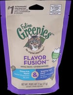 美國Greenies 美國Greenies Dental Treats 貓齒靈貓咪潔齒餅 深海魚拼吞拿魚味 71g 71g  正面圖