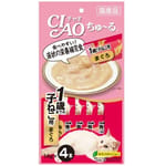 CIAO CIAO 肉泥 貓零食 1歲以下 金槍魚肉醬 14g 4本入 14g  正面圖