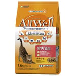 日本Allwell 日本Allwell 室內成貓用 減嘔吐機率配方貓糧 雞肉味 1.6kg 6kg 貓用 正面圖