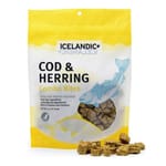 Icelandic+ Icelandic+ 狗小食 冰島鱈魚+鯡魚粒 3.52oz 52oz  正面圖