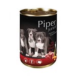 Piper Piper 黑鑽狗罐頭系列 幼犬配方 牛心+甘筍 400g 400g  正面圖