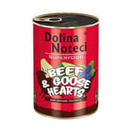 Dolina Dolina Noteci 狗罐頭 牛+鵝心 400g 400g  正面圖