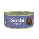 Gosbi Gosbi Plaisirs 無穀物狗罐頭 三文魚 185g 185g  正面圖