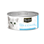 Kit Kit Cat 無穀物肉凍貓罐頭 吞拿魚+扇貝 80g 80g  正面圖