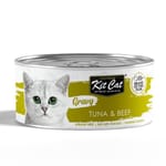 Kit Kit Cat GravySeries 貓罐頭 鮮嫩營養肉汁湯 吞拿魚+牛 70g 70g  正面圖