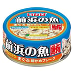 CIAO CIAO 貓罐頭 INABA 前浜の魚 細切金槍魚 115g 115g  正面圖