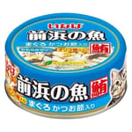 CIAO CIAO 貓罐頭 INABA 前浜の魚 金槍魚+鰹魚 115g 115g  正面圖