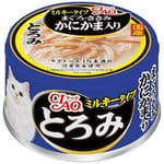 CIAO CIAO 貓罐頭 白湯金槍魚+雞肉+蟹柳 80g 80g  正面圖