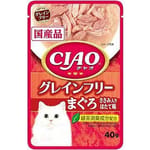 CIAO CIAO 貓濕糧 無穀物 金槍魚+雞肉+扇貝 35g 35g  正面圖