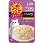 CIAO CIAO 貓濕糧 日本燒雞肉晚餐包 扇貝 40g 40g  正面圖