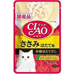 CIAO CIAO 貓濕糧 日本湯底軟包系列 雞肉+扇貝 40g 40g  正面圖