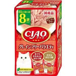 CIAO CIAO 貓濕糧 無穀物 金槍魚雞肉扇貝 40g 8袋入 40g  正面圖