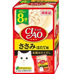 CIAO CIAO 貓濕糧 雞肉扇貝 40g 8袋入 40g  正面圖