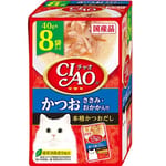 CIAO CIAO 貓濕糧 鰹魚雞肉 40g 8袋入 40g  正面圖
