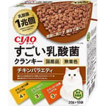 CIAO CIAO 貓糧 日本1兆個乳酸菌 雞肉雜錦 20g 10袋入 20g  正面圖