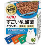 CIAO CIAO 貓糧 日本1兆個乳酸菌 鰹魚雜錦 20g 10袋入 20g  正面圖