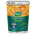 狗零食 Happi Skippi Zest 潔齒骨 香橙味 18支裝 (H151N) (賞味期限 2026.11.25)