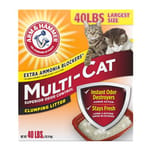 ARM ARM & HAMMER貓砂 特強凝結力配方 Multi Cat 40lbs 40lb  正面圖