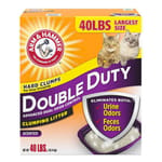 ARM ARM & HAMMER 貓砂 特強除臭配方 Double Duty 40lbs 40lb  正面圖