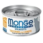 Monge Monge 貓罐頭 單一蛋白系列 火雞蘿蔔 80g 80g  正面圖