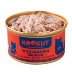 KOOKUT KOOKUT 貓罐頭 天然野生阿拉斯加三文魚 70g 70g  正面圖