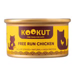 KOOKUT KOOKUT 貓罐頭 天然放養雞 70g 70g  正面圖