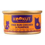 KOOKUT KOOKUT 貓罐頭 天然放養雞南瓜 70g 70g  正面圖