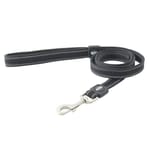 Buster反光網格牽繩Reflective Buster反光網格牽繩Reflective Mesh Lead 180cm 黑色 大碼   正面圖
