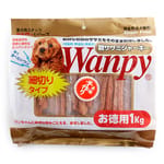 Wanpy Wanpy 狗零食 雞絲 1kg 1kg  正面圖