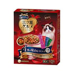 Unicharm Unicharm 貓零食 日本三星銀匙貓脆餅 4種口味MIX 200g 200g  正面圖