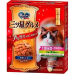 Unicharm Unicharm 貓零食 日本三星銀匙貓脆餅 維持下部尿路健康 1歲至10歲 綜合魚味 240g 240g  正面圖