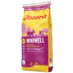 Josera Josera 狗糧 成犬糧 細粒 Miniwell 雞肉+全穀玉米+甜菜纖維+酵母菌 900gx5包 900g  正面圖