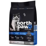 North North Paw 貓糧 無穀物老貓或室內貓配方 雞肉+魚 5.8kg 8kg  正面圖