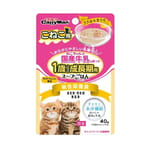 日本CattyMan 日本CattyMan 幼貓用 綜合營養 水份補給 國產牛乳湯包 雞肉+金槍魚 40g 40g 貓用 正面圖