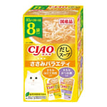 CIAO CIAO 貓濕糧 だしスープ 雞肉扇貝+雞肉鰹魚 40g*8袋入 40g  正面圖