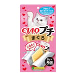 CIAO CIAO 貓零食 日本大大塊肉片 金槍魚味 8g 5枚 8g  正面圖
