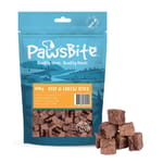 PawsBite PawsBite 貓狗零食 牛肉芝士粒 100g 100g  正面圖