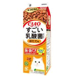 CIAO CIAO 貓糧 日本乳酸菌系列 維護牙齒健康 扇貝味牛奶盒裝 400g 400g  正面圖