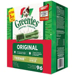 Greenies Greenies 狗零食 Original Teenie 潔齒骨 聖誕加送裝 的骰犬用 96支+11支 27oz 27oz 犬用 正面圖