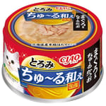 CIAO CIAO 貓罐頭 ちゅ〜る和え 金槍魚+鰹魚 80g 80g  正面圖