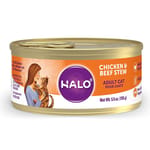 HALO HALO 貓罐頭 無穀雞肉及牛肉配方 5.5oz 5oz  正面圖