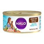 HALO HALO 貓罐頭 健美體態 無穀海鮮大雜燴配方 5.5oz 5oz  正面圖
