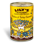 LILY'S LILY'S KITCHEN 狗主食罐 天然系列 雞肉火雞鍋 400g 400g  正面圖