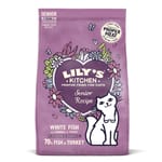 LILY'S LILY'S KITCHEN 貓糧 老貓專用糧 無穀物鮮魚 800g 800g  正面圖