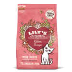 LILY'S LILY'S KITCHEN 貓糧 幼貓專用糧 無穀物鮮雞 800g 800g  正面圖