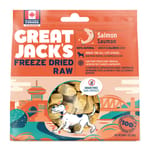 GREAT GREAT JACK'S 冷凍脫水狗小食 三文魚 7oz 7oz  正面圖