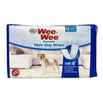 Four Four Paws四爪 寵物尿墊 狗尿墊 狗尿片 雄犬圍腰尿片 M/L 12片 正面圖