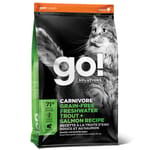 GO! GO! SOLUTIONS 無穀物貓糧 活力營養系列 淡水鱒魚三文魚 16lb 16lb  正面圖